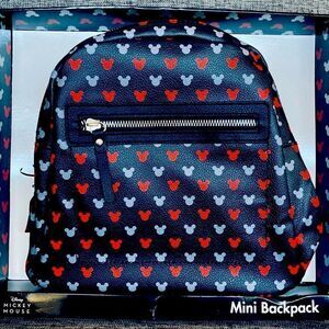 NWT Disney Mouse Print Mini Backpack